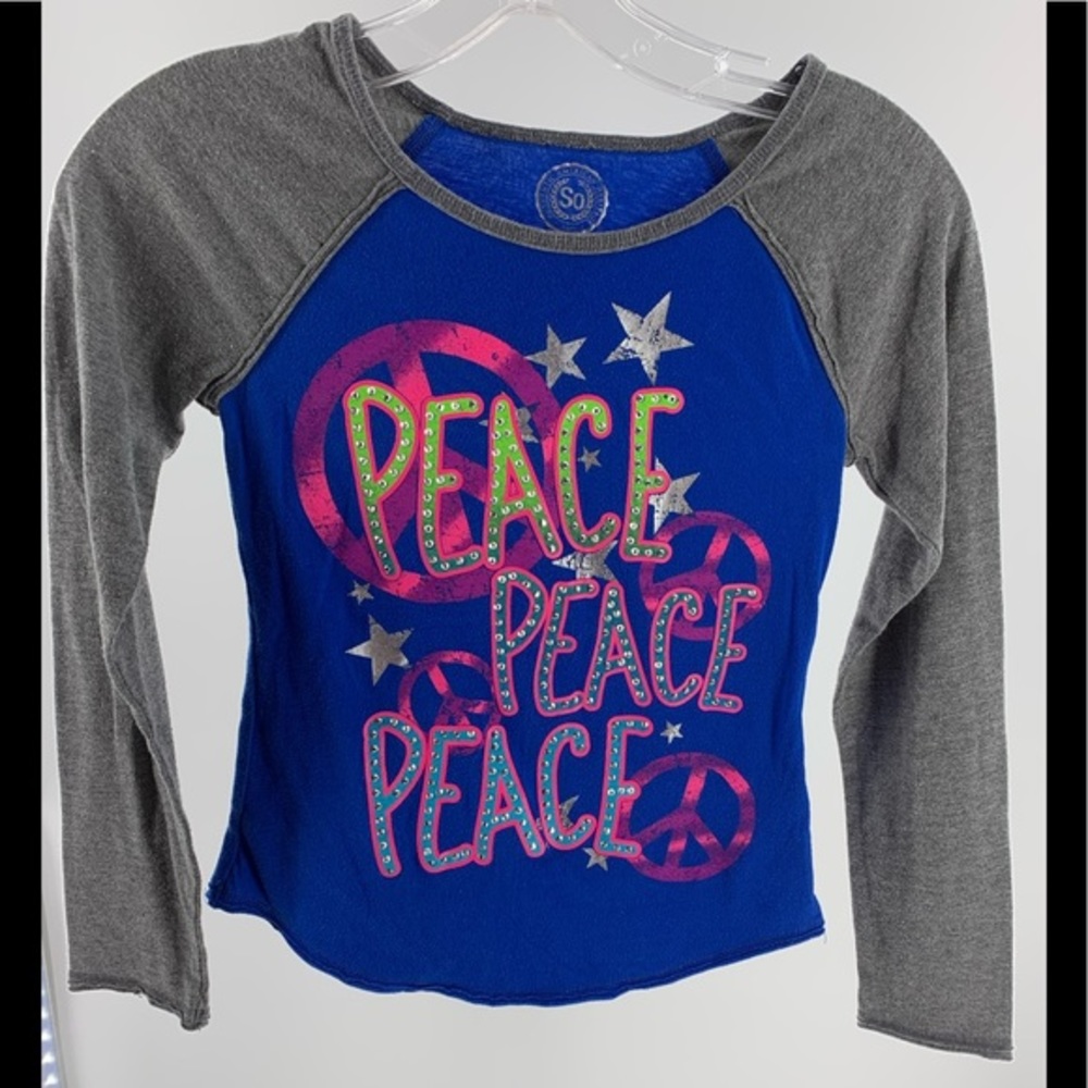 SO “Peace” Long Sleeve Shirt